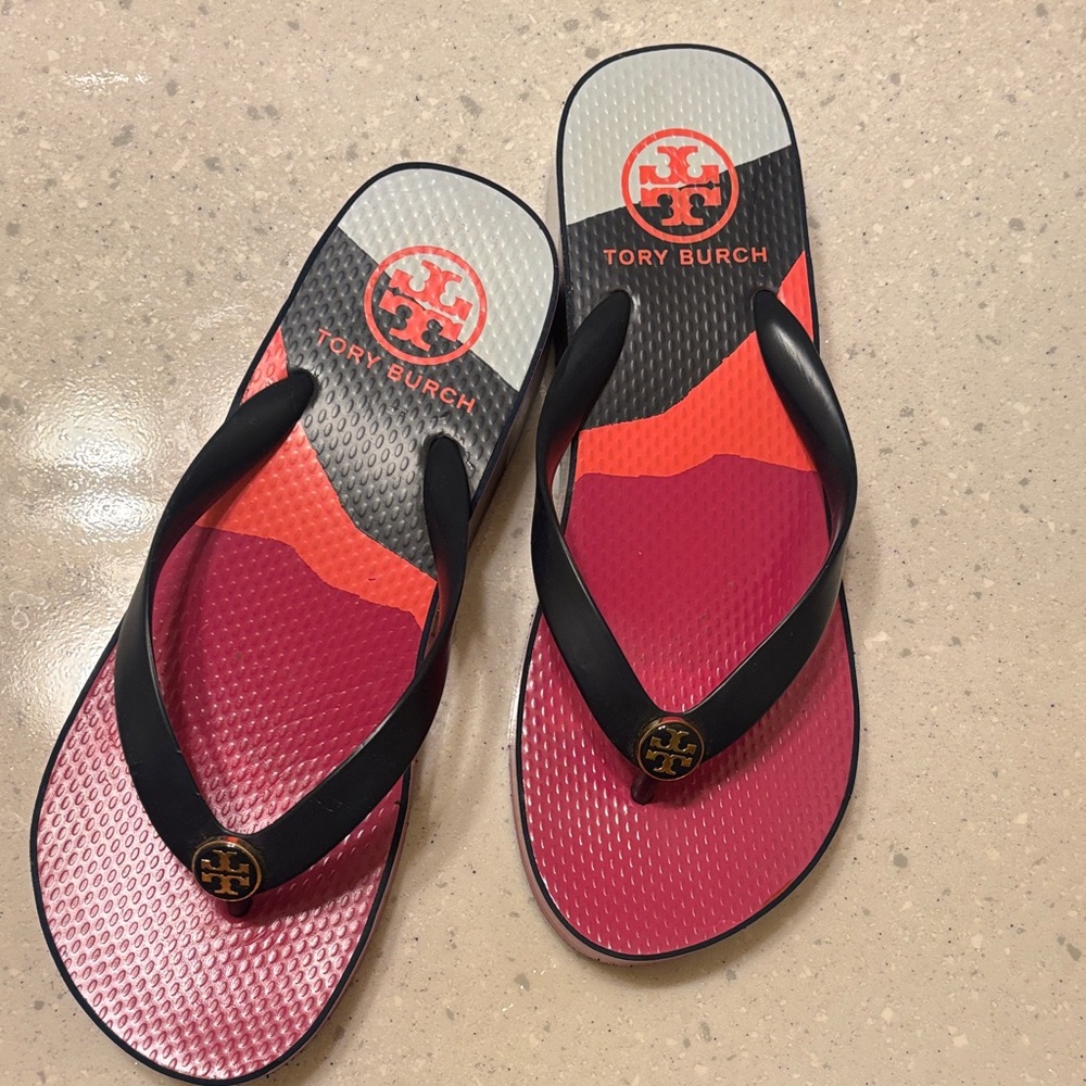 Tory Burch Multicolor Flip Flops
